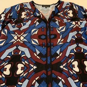 Eloquii Patterned Blouse Never Worn SZ 20